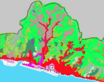 Impermeabilizzaizone del suolo (Liguria - Geoviewr Ispra)